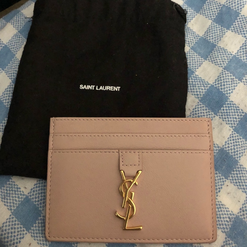 ❌SOLD ❌YSL card holder in blush nude
